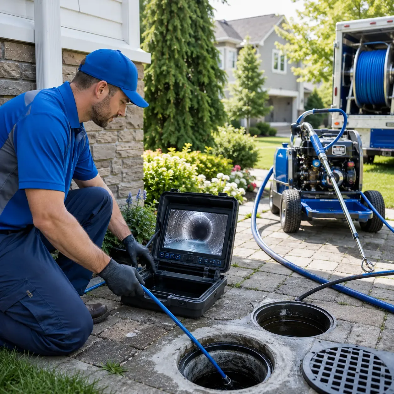 Outdoor drain cleaning professionals serving Fieldale, VA